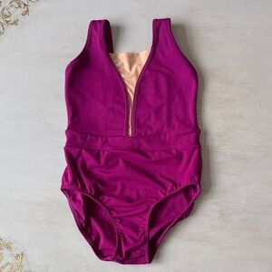 Tiger Friday Oscar Leotard-Mulberry